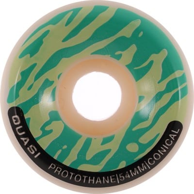 Quasi P-Thane Skateboard Wheels - white/green (99a) - view large