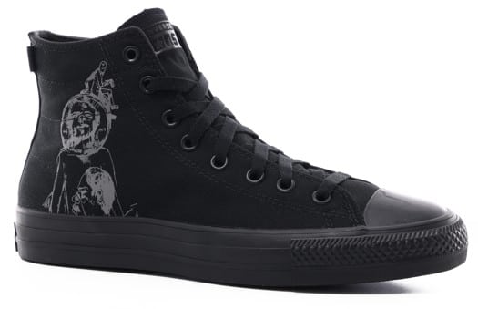 Converse Chuck Taylor All Star Pro High Skate Shoes - (mike anderson) black/black/black - view large