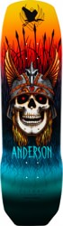 Powell Peralta Andy Anderson Heron Skull 9.13 Flight Skateboard Deck - multi