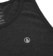 Volcom Solid Heather Tank - dark black heather - front detail