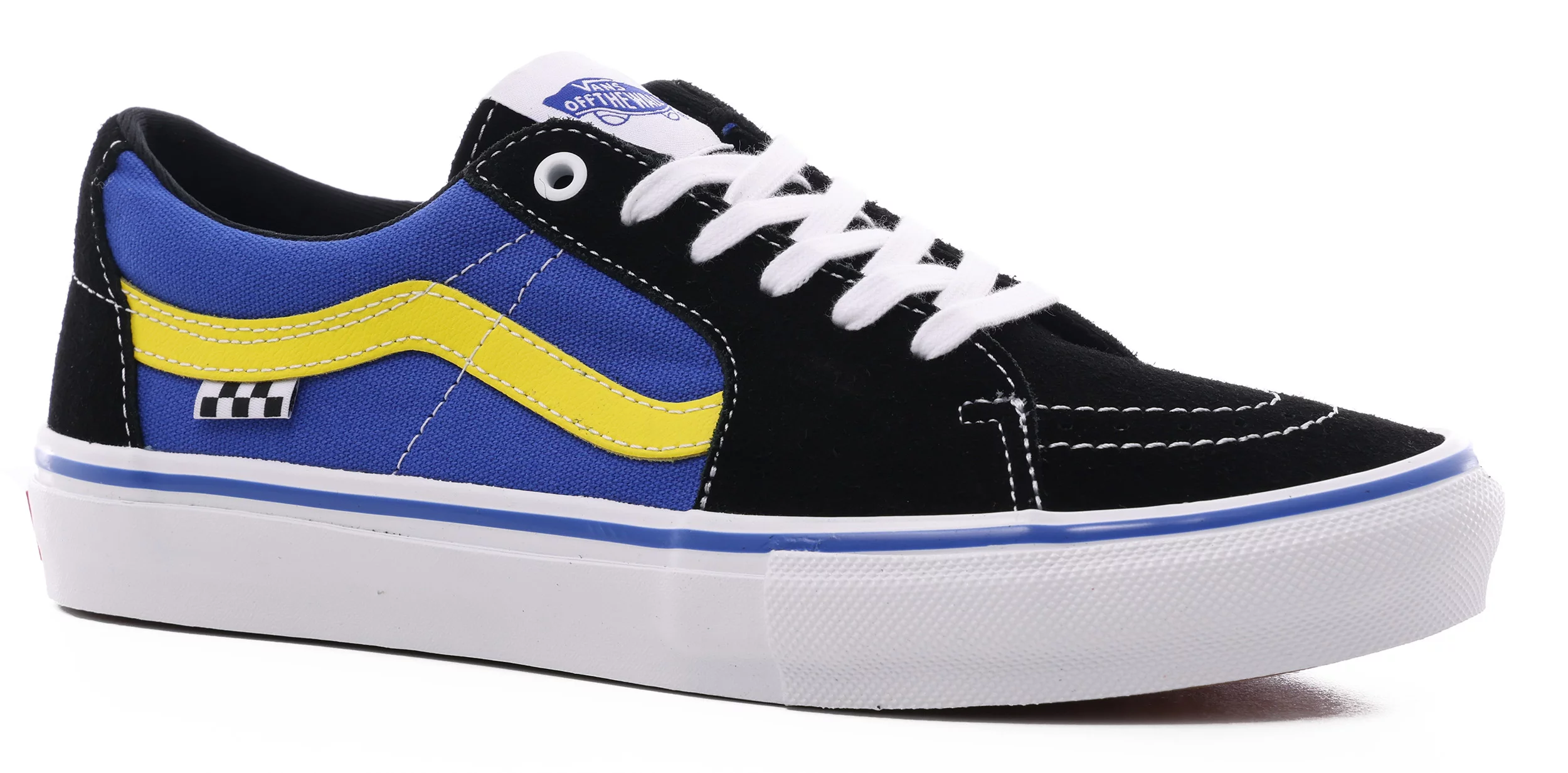 vans blue with black