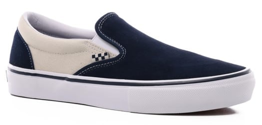 Vans Skate Slip-On Shoes - dress blues/turtledove - view large