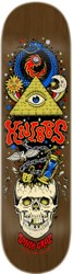 Santa Cruz Knibbs Alchemist 8.25 Skateboard Deck - brown