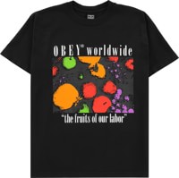 Obey The Fruits Of Our Labor T-Shirt - pigment faded black