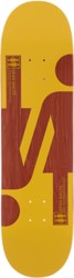 Girl Malto Double OG 8.5 Twin Tip Shape Skateboard Deck - yellow/red