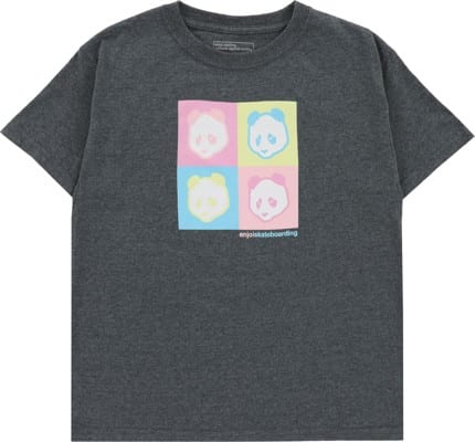 Enjoi Kids Pop Art Panda T-Shirt - charcoal - view large