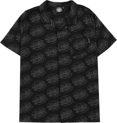 Santa Cruz Broken Dot S/S Shirt - black/grey - view large