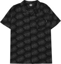 Santa Cruz Broken Dot S/S Shirt - black/grey