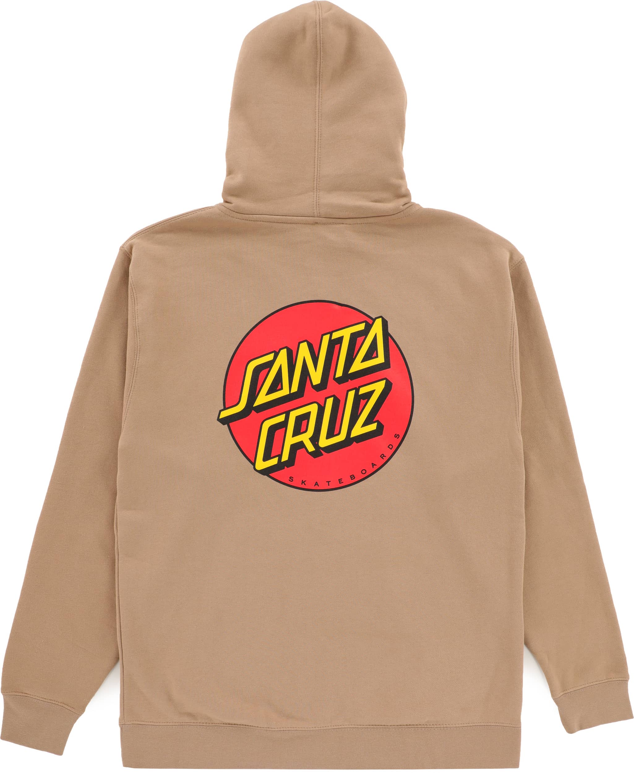 Santa Cruz Classic Dot Zip Hoodie sandstone Tactics