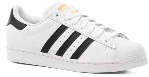 Adidas Superstar ADV Skate Shoes - footwear white/core black/footwear white - view large