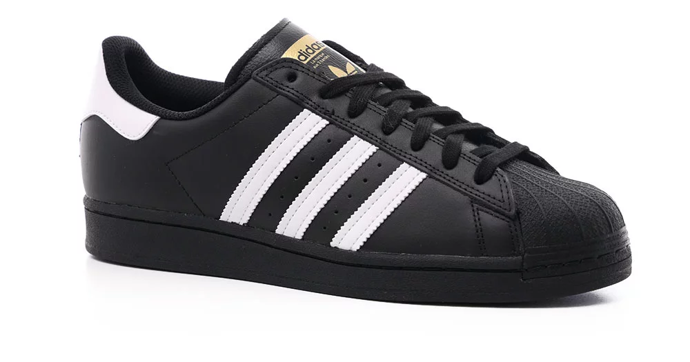 Adidas Superstar Shoes - Black/White - 11