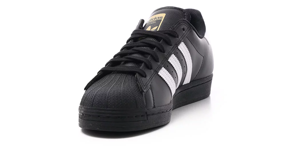 Addidas Black & White Adidas Superstar Shoes, Size: 6 - 11