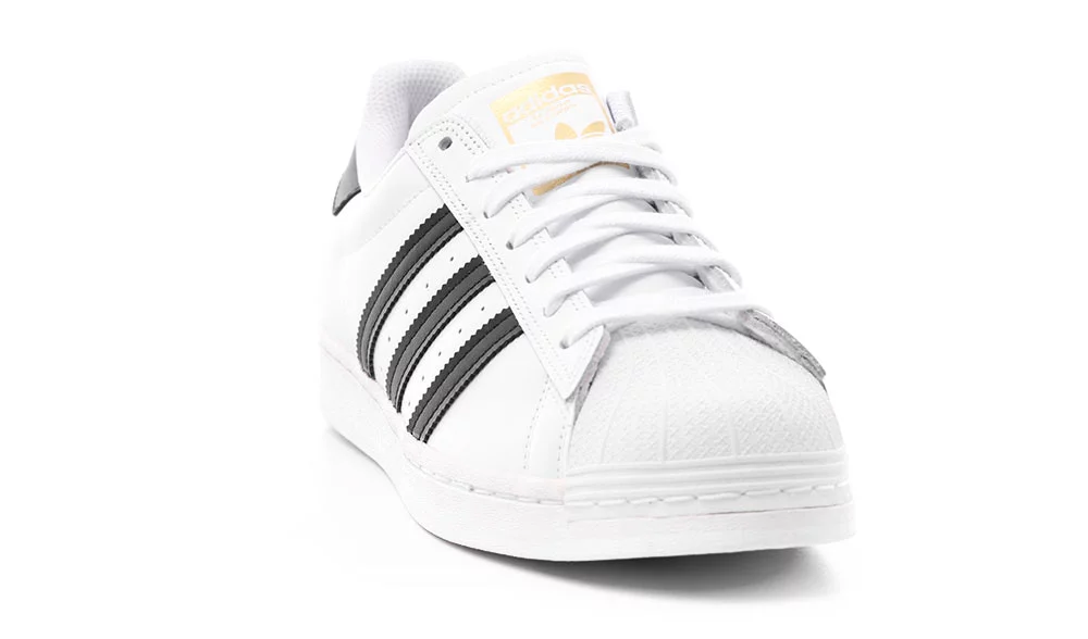 adidas Superstar Athletic Shoe - Black / White