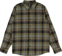 Volcom Caden Plaid Flannel Shirt - martini olive
