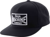 Loser Machine Squad Snapback Hat - black
