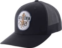 Salty Crew Colossal Retro Trucker Hat - black