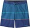 Patagonia Hydropeak 18" Boardshorts - olivas stripe: anacapa blue