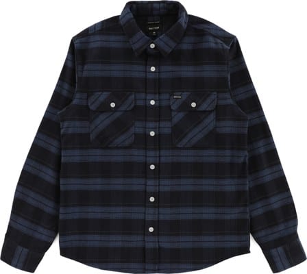 Brixton Bowery Stretch X Flannel Shirt - navy - view large