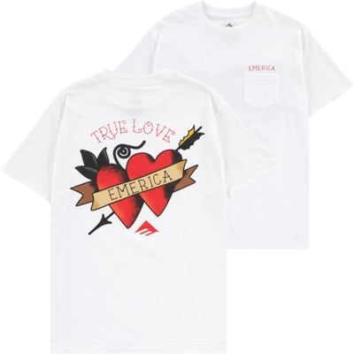Emerica Love Triangle Pocket T-Shirt - white - view large