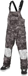 Volcom Roan Bib Overall Pants (2021 Closeout) - acid black
