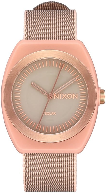 Photos - Wrist Watch NIXON Light Wave Watch - light pink/rose gold A1322 