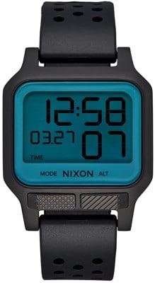 Nixon Heat Watch - black/aqua positive - view large