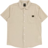 RVCA Dayshift Stripe II S/S Shirt - khaki