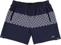 RVCA Yogger Stretch Shorts - va box stripe midnight