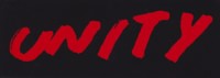 Unity Sharpie MD Sticker - black/red text