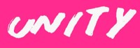 Unity Sharpie MD Sticker - pink/white text