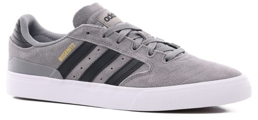 Adidas Busenitz Vulc II Skate Shoes - grey three/core black/footwear white - view large