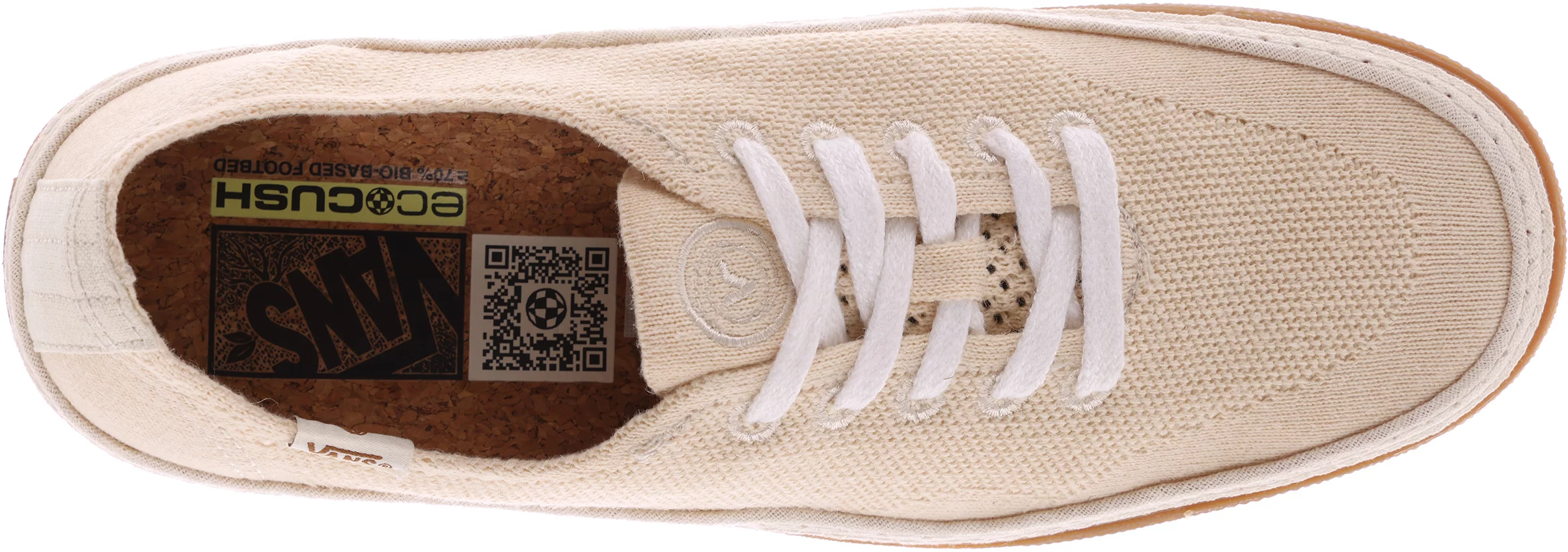 Vans Circle Vee Shoes - natural/gum | Tactics