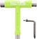 green fluorescent/white text