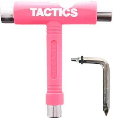 Tactics Unit 5-in-1 Skate Tool - pink/white text - view large