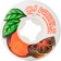 OJ From Concentrate Hardline Skateboard Wheels - white/orange 2 (101a)