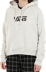 Vans Women's Flying V Boxy Hoodie - oatmeal heather/black