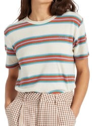 Brixton Women's Hilt Linen T-Shirt - dove