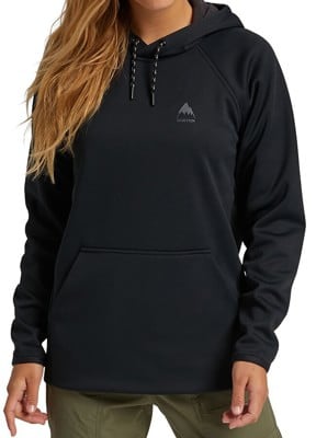 Burton Women's Crown Weatherproof Pullover Fleece Hoodie - true black - view large