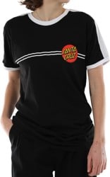 Santa Cruz Women's Classic Dot T-Shirt - black/white