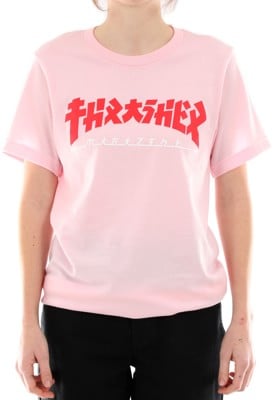 Thrasher Women's Godzilla T-Shirt - light pink - view large