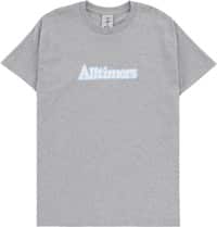 Alltimers Broadway T-Shirt - heather grey/white