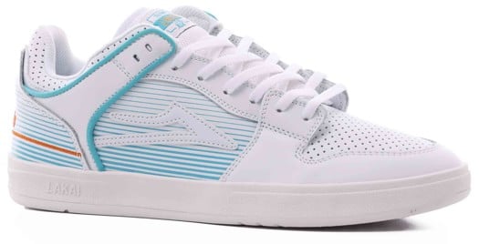 Lakai Telford Low Skate Shoes - (rob welsh) white leather - view large