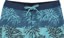 Patagonia Hydropeak 18" Boardshorts - sandy kelp blocked: crater blue - alternate front