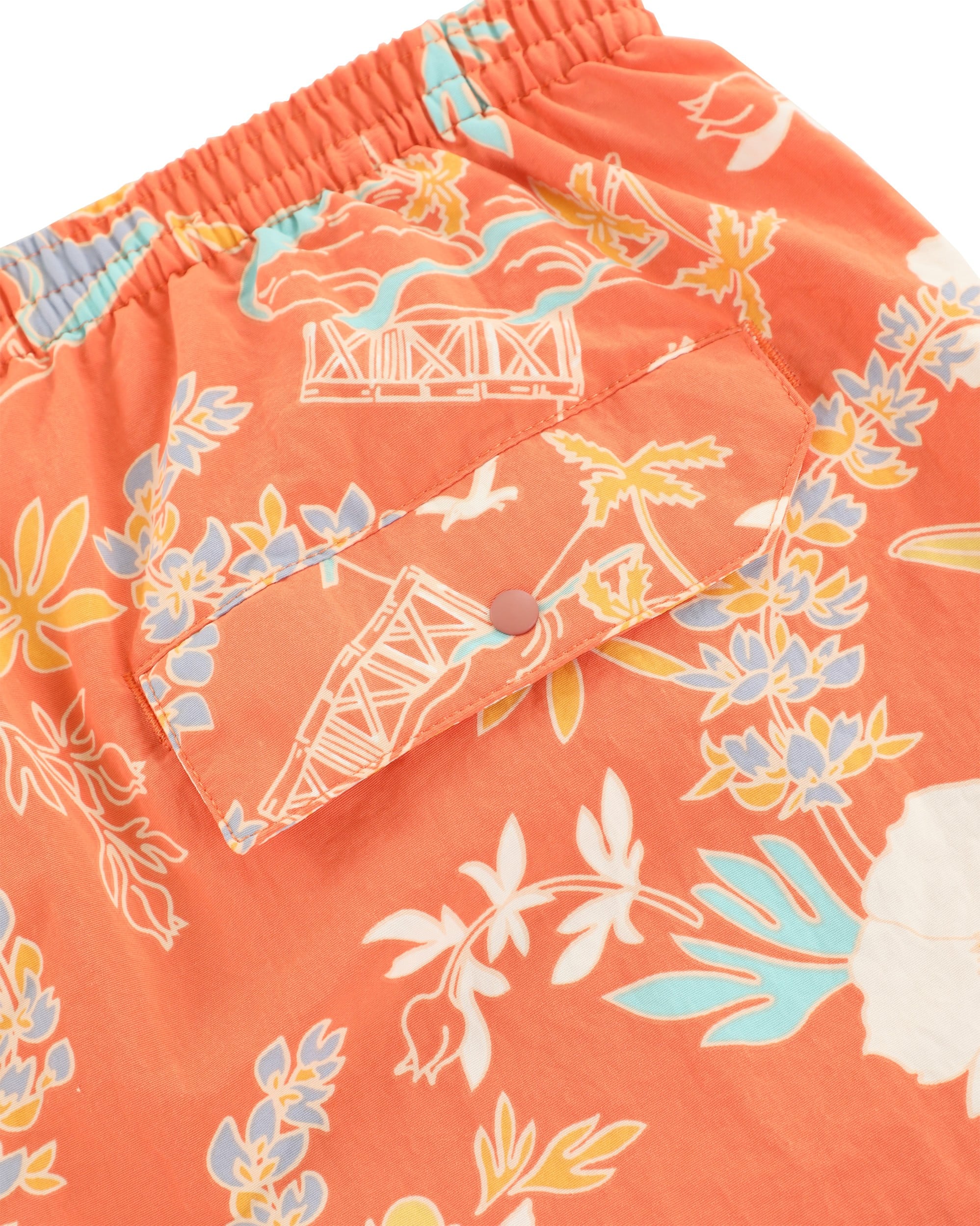 Patagonia Baggies 5" Short Shorts climb hike surf tigerlily orange