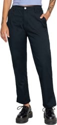 RVCA Women's Weekend Stretch Pants - true black