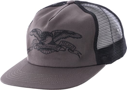 Anti-Hero Basic Eagle Trucker Hat - charcoal/black - view large