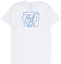 Krooked KRKD Moon Smile T-Shirt - white/blue