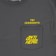 Anti-Hero Try Concrete Pocket T-Shirt - charcoal grey/yellow - front detail