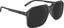 Spy Hot Spot Polarized Sunglasses - matte translucent/black gray polarized lens