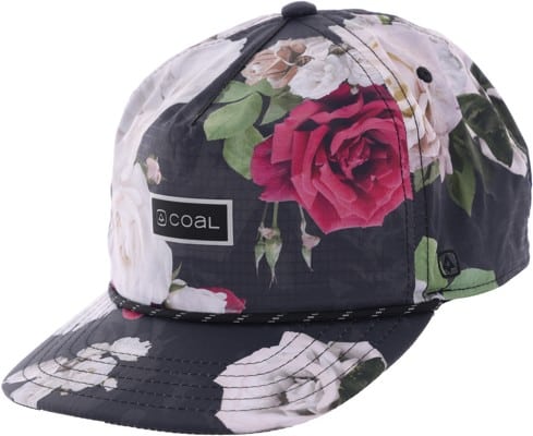 Coal Pontoon 5-Panel Hat - floral - view large